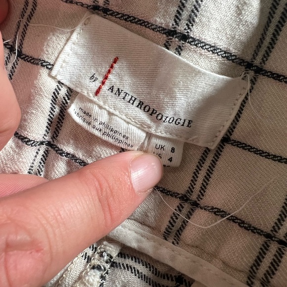 Anthropologie Linen Blend Pants- 4 - Picture 8 of 9